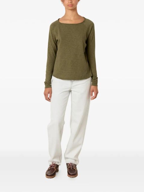 American Vintage Sonoma boat-neck T-shirt - Green - zdjęcie produktu nr 2