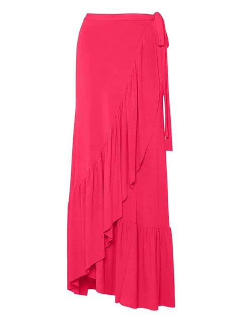 ERES Julia ruffled pareo skirt - Red - zdjęcie produktu nr 1