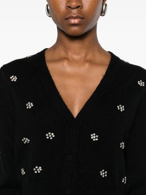 TWINSET floral-pattern cardigan - Black