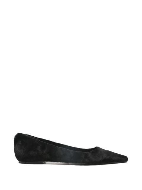 Aeyde Cassy calf-hair ballet flats - Black - zdjęcie produktu nr 1
