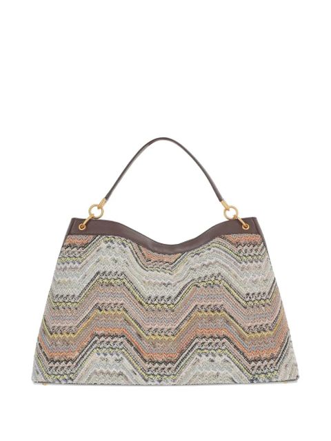 Missoni chevron shoulder bag - Neutrals - zdjęcie produktu nr 2