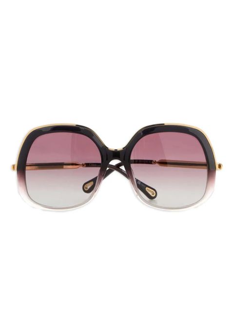 Chloé Eyewear square-frame sunglasses - Black - zdjęcie produktu nr 1