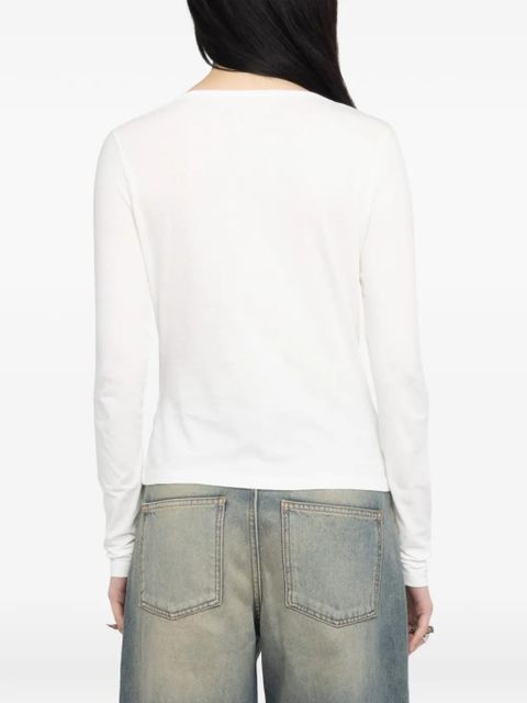 Zadig&Voltaire long-sleeved T-shirt - White