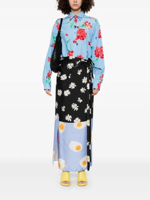 Moschino colour-block maxi skirt - Black - zdjęcie produktu nr 2