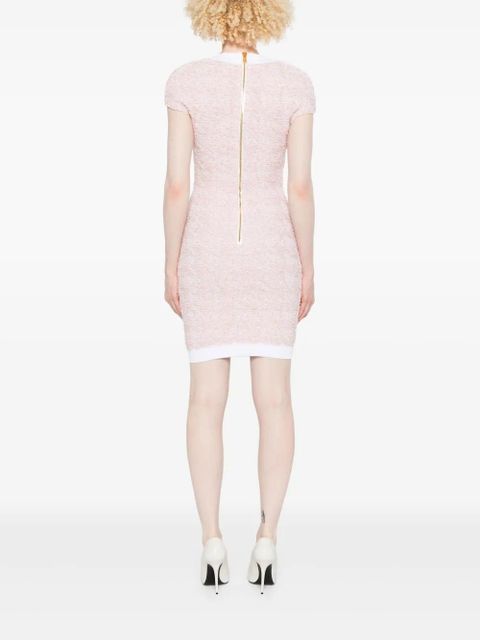 Balmain tweed mini dress - Pink