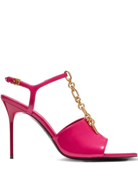 Balmain 95mm Sync pointed-toe sandals - Pink - zdjęcie produktu nr 1