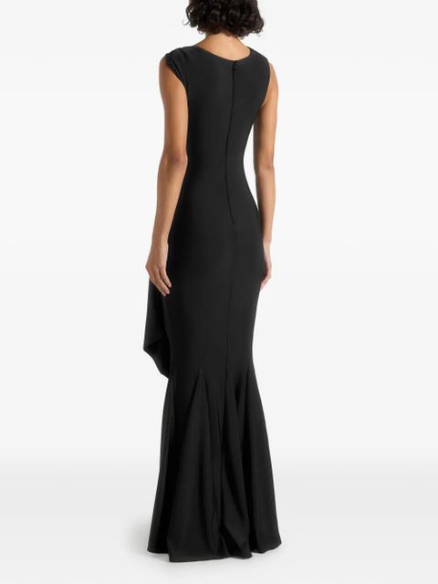 Manière De Voir Rania draped gown - Black - zdjęcie produktu nr 2