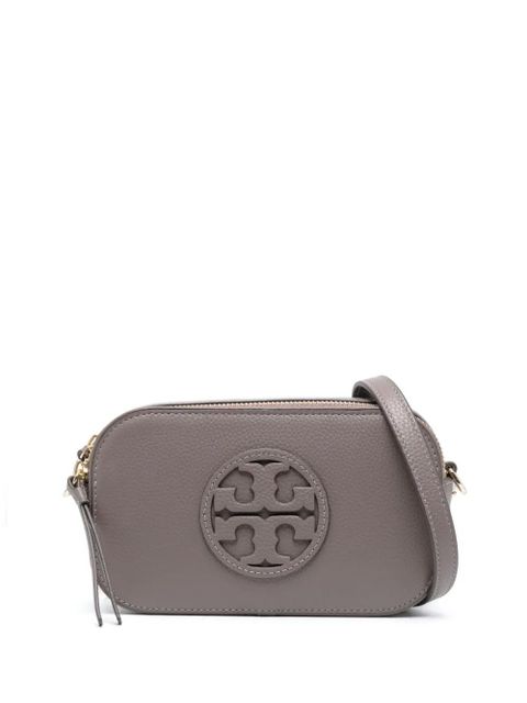 Tory Burch mini Miller leather crossbody bag - Brown