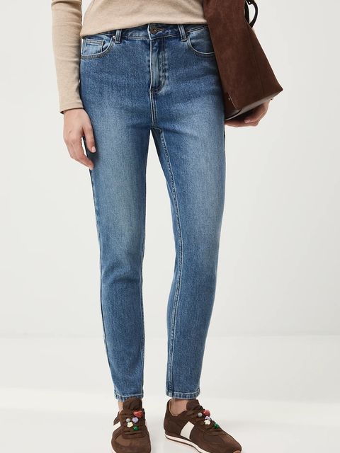 Medicine jeansy damskie kolor niebieski