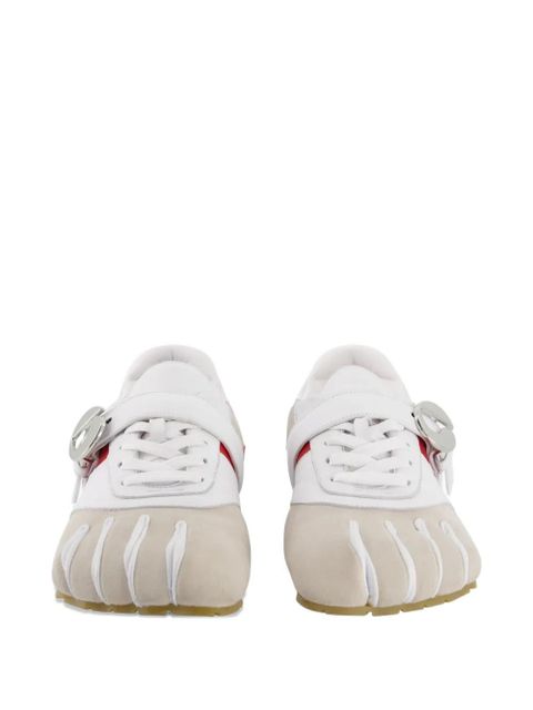 Coperni 5T toe-split hardware sneakers - White