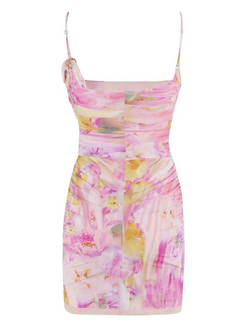 Blumarine floral-print minidress - Pink - zdjęcie produktu nr 2