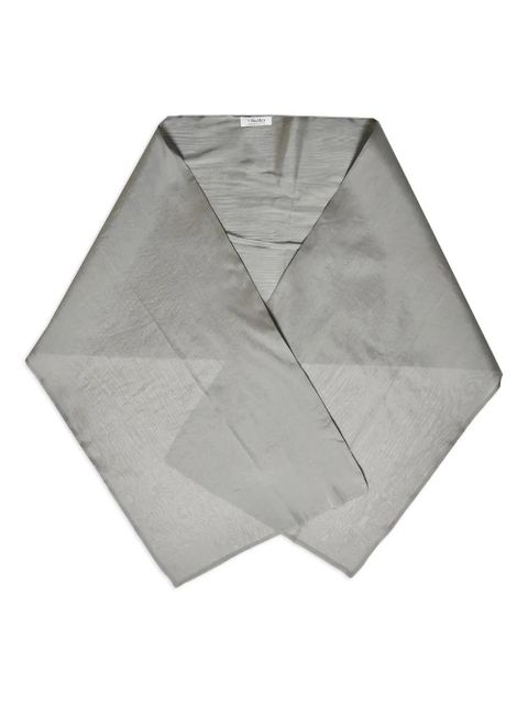 Max Mara geometric-shape scarf - Grey - zdjęcie produktu nr 1