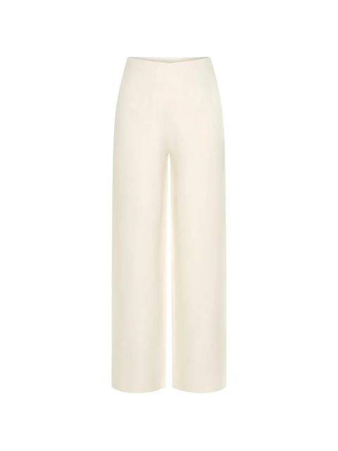 Posse Noelle high-waisted wide-leg trousers - Neutrals - zdjęcie produktu nr 1