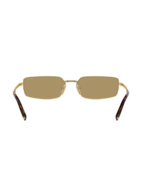 Prada Eyewear Prada PR A60S rectangle sunglasses - Gold