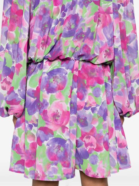 ROTATE BIRGER CHRISTENSEN x Reina Olga floral-print minidress - Purple