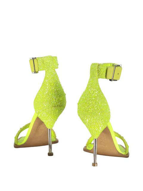 Alexander McQueen strap heeled sandal - Yellow