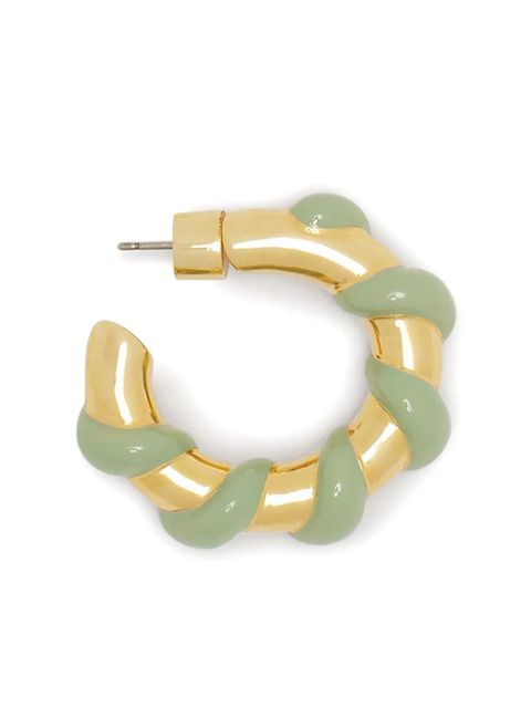 Lanvin twist hoop earrings - Gold