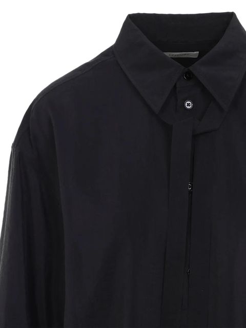 LEMAIRE pleated shirt - Black