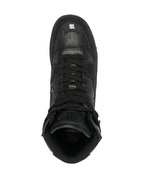 MISBHV panelled high-top leather sneakers - Black - zdjęcie produktu nr 2
