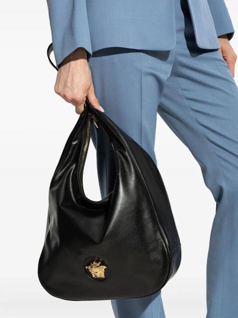Versace leather tote bag - Black