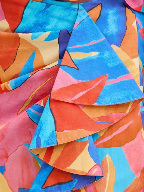 Morgan spódnica bawełniana kolor pomarańczowy mini ołówkowa JDILA.F