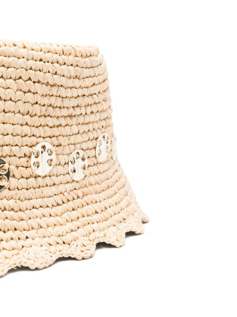 Rabanne Autres bucket hat - Brown - zdjęcie produktu nr 2