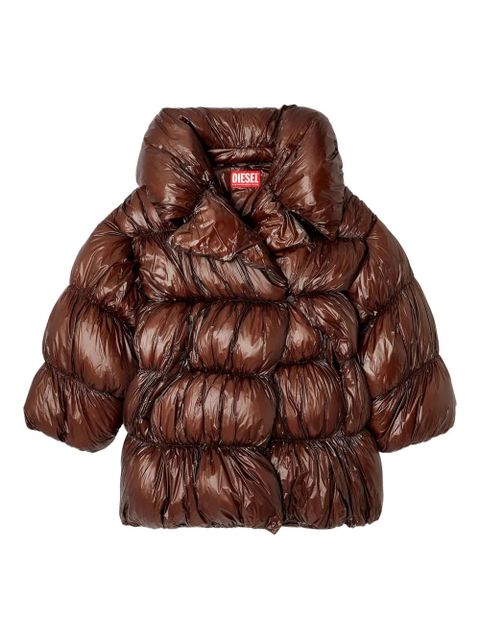 Diesel W-Inona padded coat - Brown - zdjęcie produktu nr 1
