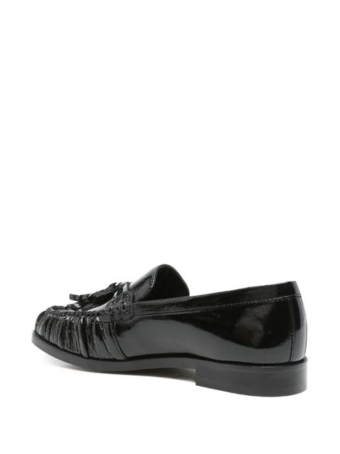 ALOHAS tassel-detail leather loafers - Black - zdjęcie produktu nr 2