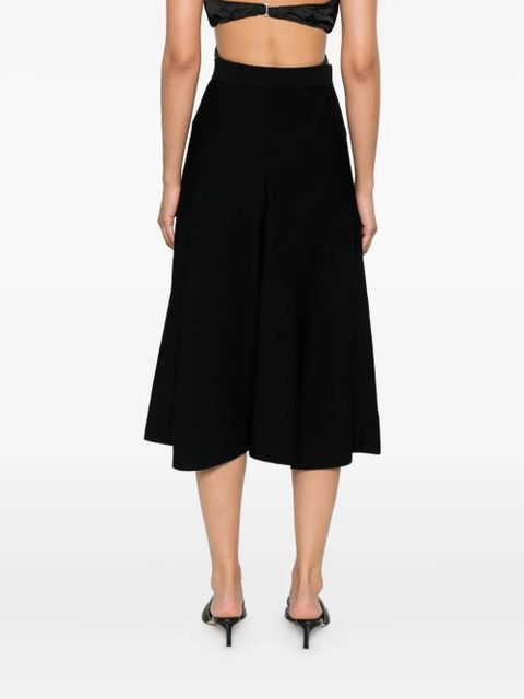 Max Mara Lazio knited midi skirt - Black