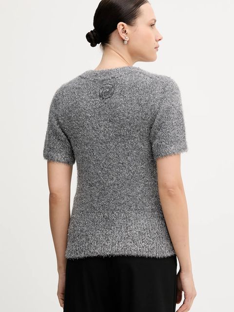 Tommy Hilfiger sweter z dodatkiem wełny damski kolor szary WW0WW47650