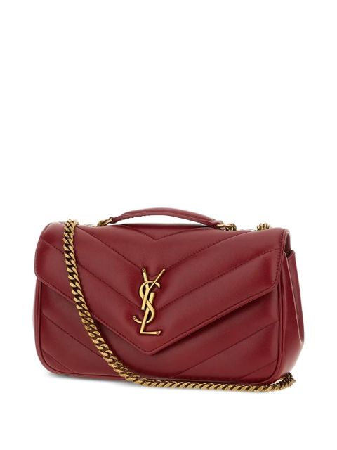 Saint Laurent small Loulou leathershoulder bag - Red