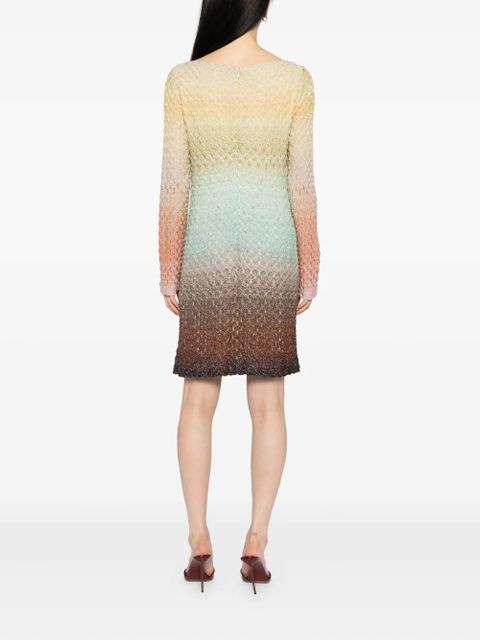 Missoni faded-effect mini dress - Yellow