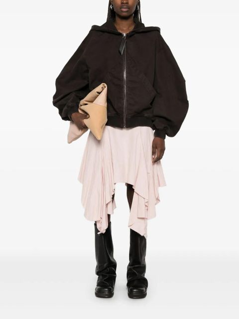 The Attico hooded bomber jacket - Brown