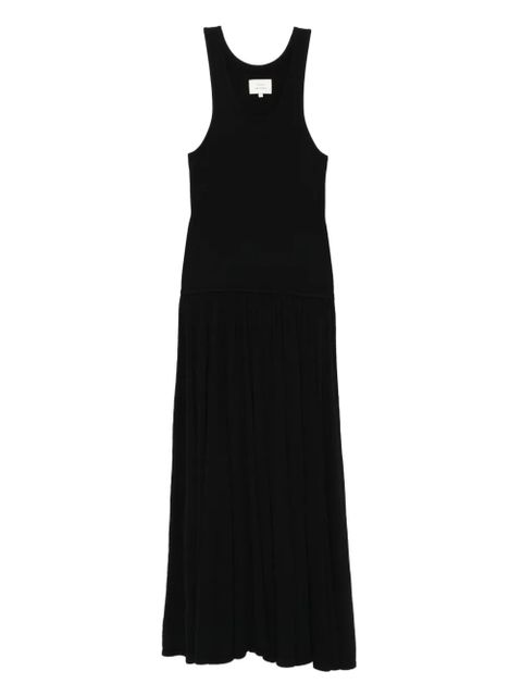 LouLou de Saison Jada racer-back gathered maxi dress - Black - zdjęcie produktu nr 1
