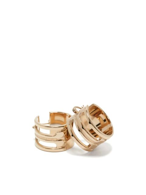 Victoria Beckham Frame hoop earrings - Gold