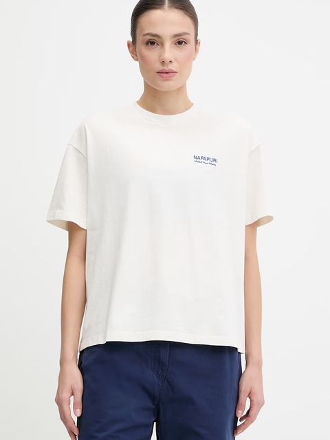 Napapijri t-shirt bawełniany ILIANA - zdjęcie produktu nr 2