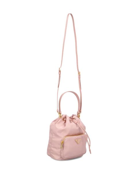 Prada Duet drawstrings bucket bag - Pink - zdjęcie produktu nr 2