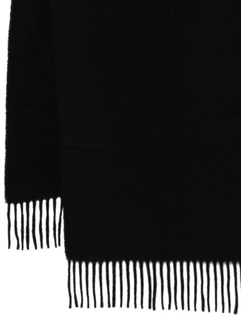 TOTEME fringed scarf - Black