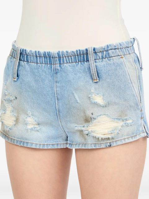 MM6 Maison Margiela denim shorts - Blue