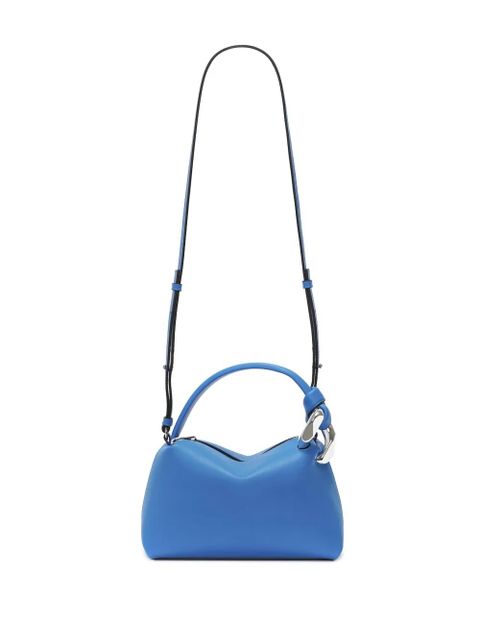 JW Anderson small Corner leather tote bag - Blue