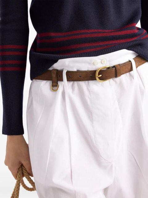 Prada buckled belt - Brown