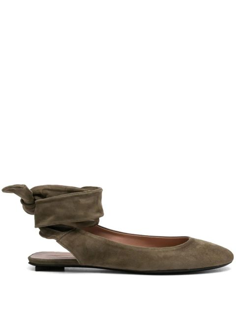 The Attico Cloe ballet flats - Green - zdjęcie produktu nr 1