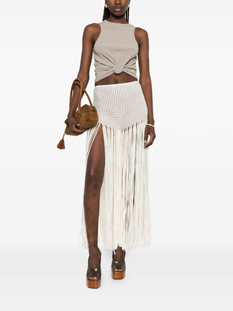 Magda Butrym knot-detail tank top - Neutrals - zdjęcie produktu nr 2