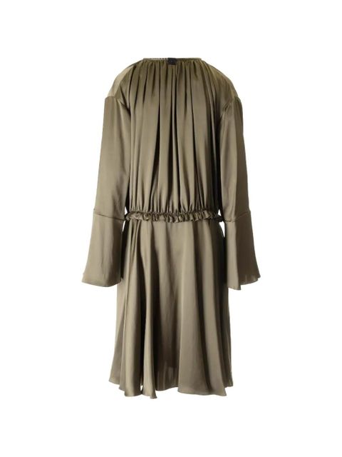 LOEWE ruffled-waist tunic dress - Green - zdjęcie produktu nr 2