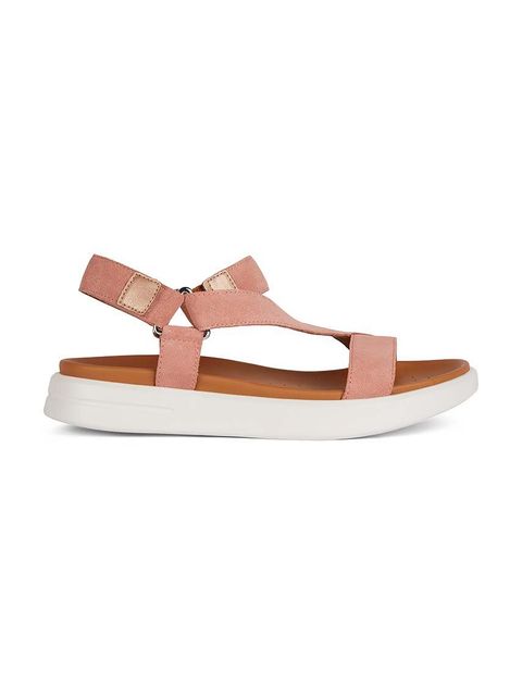 Geox sandały skórzane D XAND 2S B damskie kolor złoty D45PAB 022NF C5QH8 - zdjęcie produktu nr 1