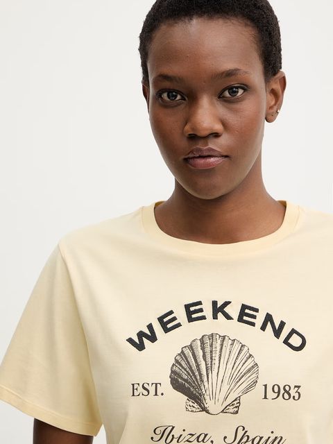 Weekend Max Mara t-shirt bawełniany BORA