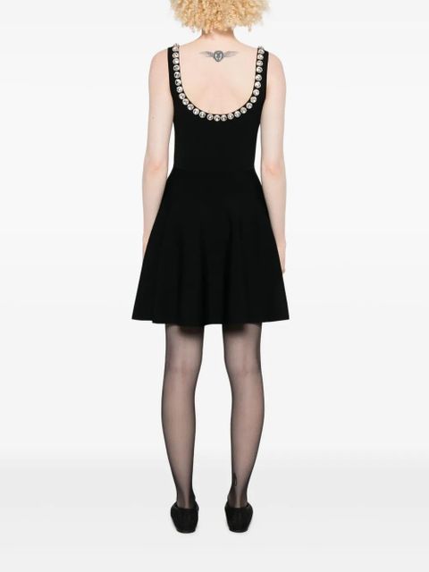 SANDRO crystal-embellished mini dress - Black - zdjęcie produktu nr 2