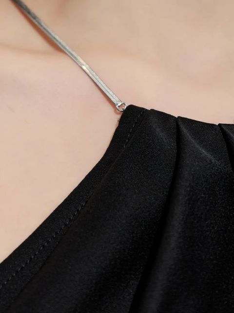 Victoria Beckham halterneck drapped top - Black - zdjęcie produktu nr 2