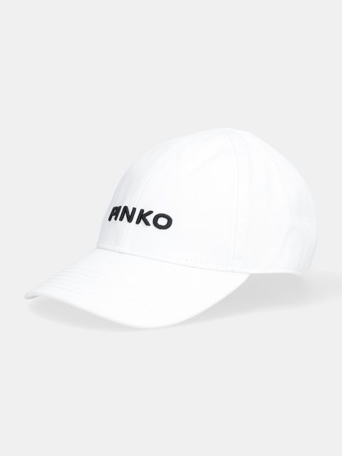 Pinko czapka z daszkiem bawełniana - zdjęcie produktu nr 1