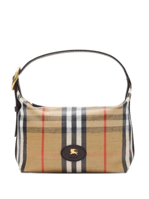 Burberry mini Highlands checked tote bag - Neutrals - zdjęcie produktu nr 1